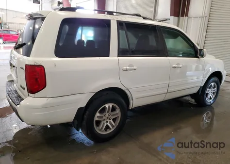 2003 Honda Pilot Exl из США, поврежденный, VIN 2HKYF18603H617485